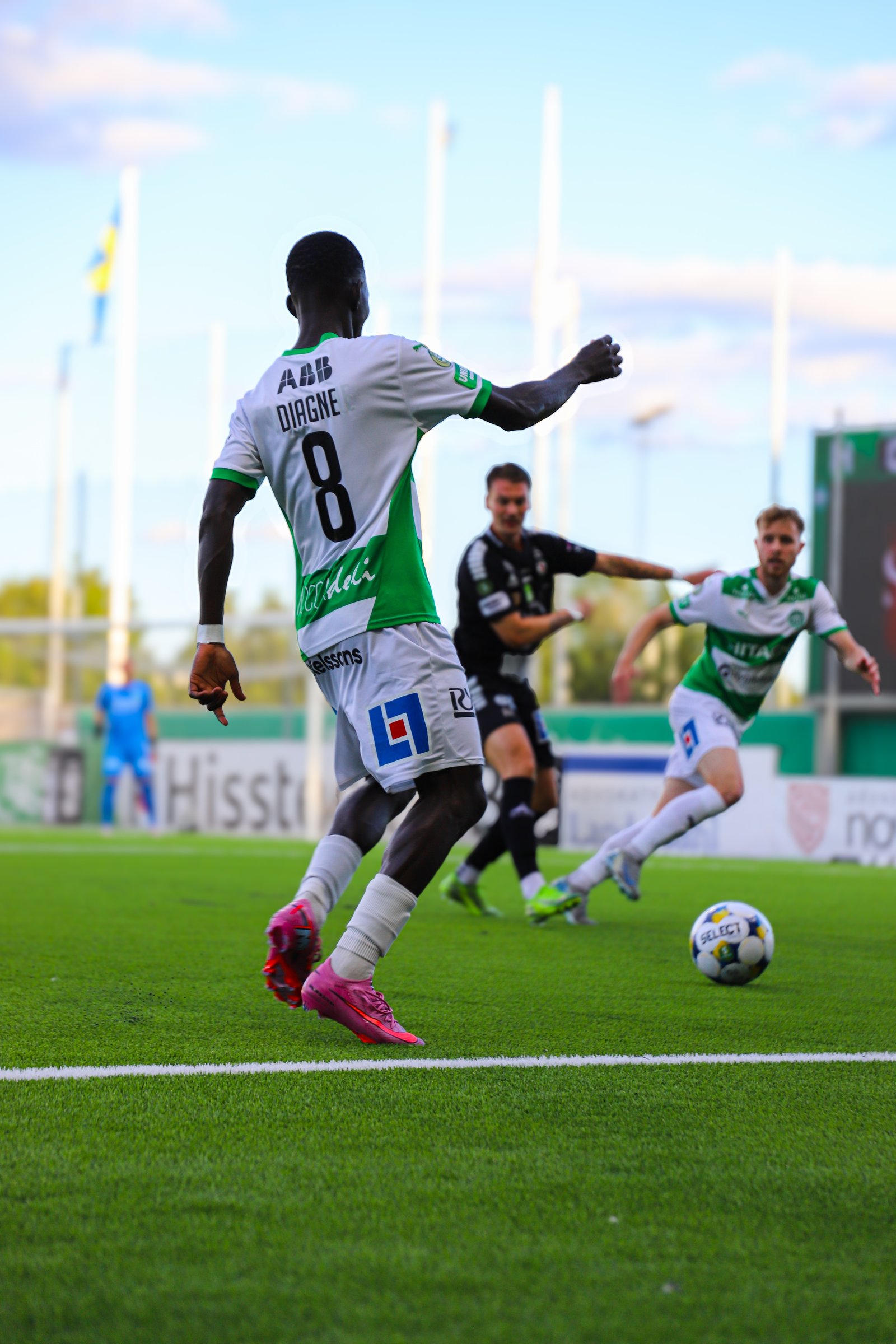 VSK Fotboll fotograferat under match